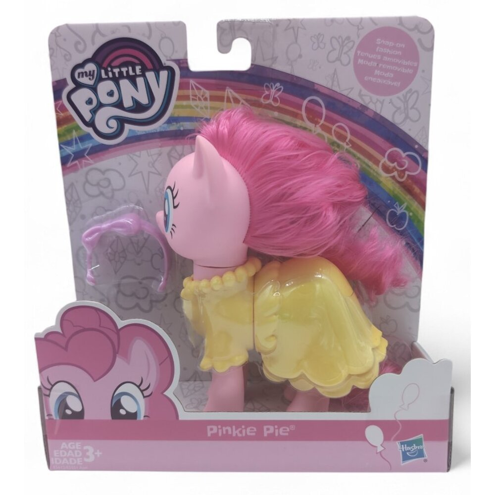 My Little Pony Pinkie Pie Figure Yellow Dress Hasbro Toy New Sealed